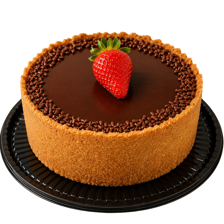 Torta de chocolate com morango